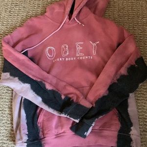 OBEY body positivity hoodie